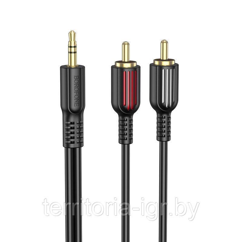 Акустический кабель BL11 3.5 Jack (M) - 2xRCA (M), 1,5 м Borofone - фото 2 - id-p178425744