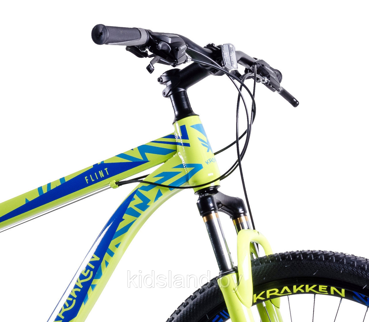 Велосипед Krakken Flint D 29" (желтый) - фото 7 - id-p178426602