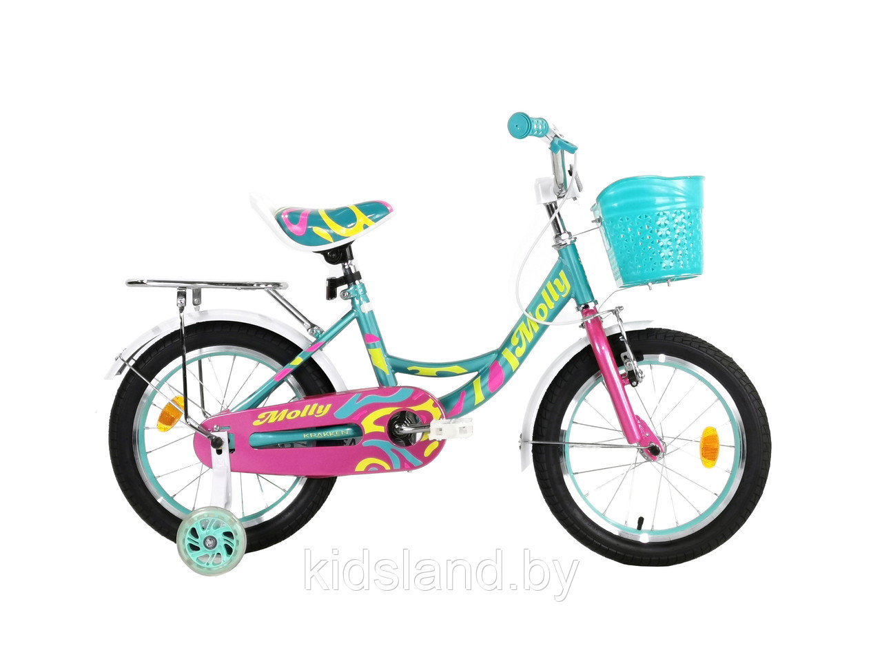 Детский велосипед Krakken Molly 16" (желтый) - фото 3 - id-p178426940