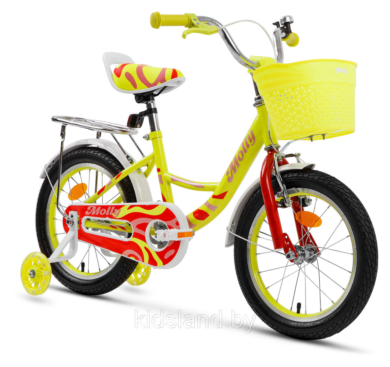 Детский велосипед Krakken Molly 16" (желтый) - фото 2 - id-p178426940