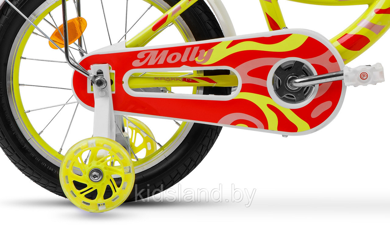 Детский велосипед Krakken Molly 16" (желтый) - фото 5 - id-p178426940