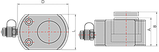 Сверхнизкие гидравлические цилиндры одностороннего действия, фото 2