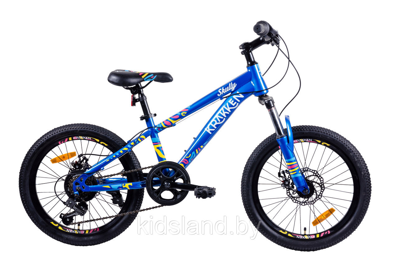 Велосипед Krakken Skully 20'' (синий) - фото 1 - id-p178433900