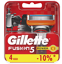 Сменные кассеты Gillette Fusion5  Power ( 4 шт )