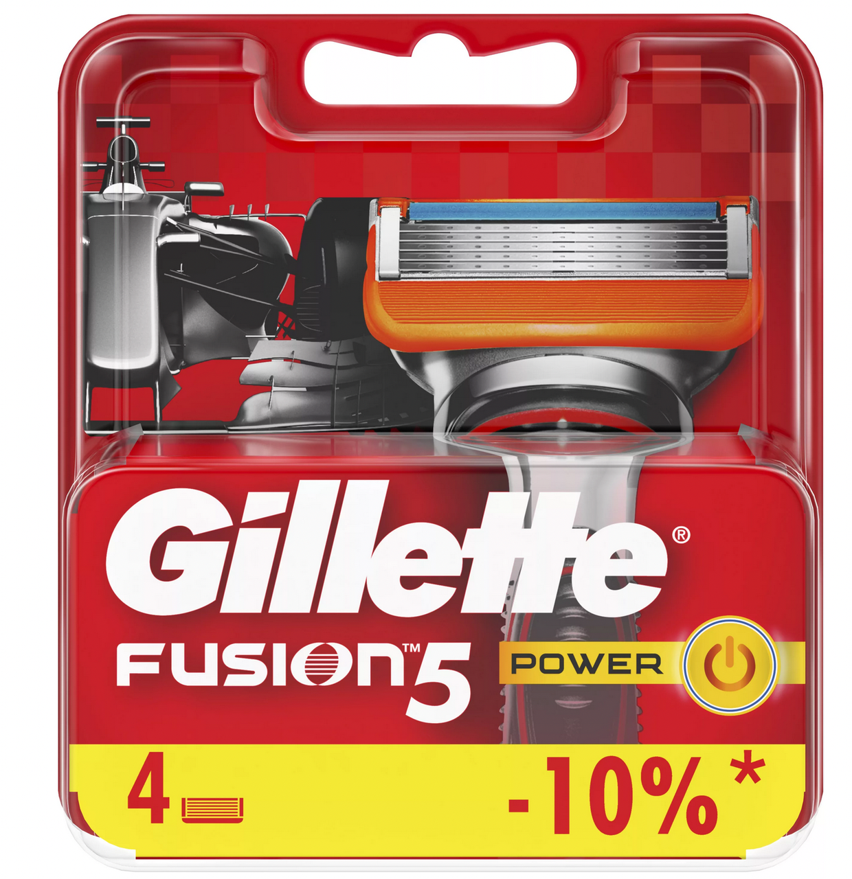 Сменные кассеты Gillette Fusion5 Power ( 4 шт ) - фото 1 - id-p163788926