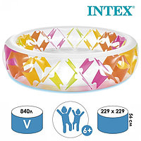 Бассейн семейный надувной Intex Pinwheel 229х56 см 56494NP