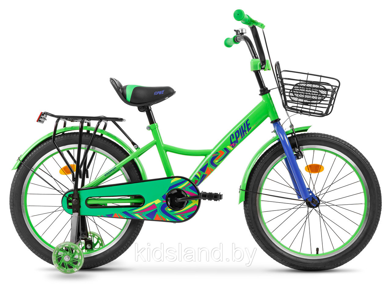 Детский велосипед Krakken Spike 16"  (зеленый), фото 1