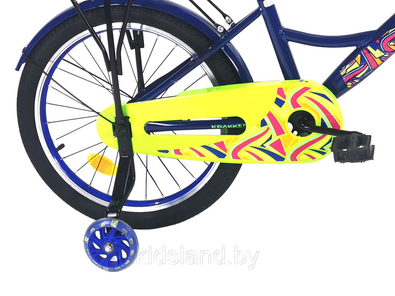 Детский велосипед Krakken Spike 16" (синий) - фото 6 - id-p178438203