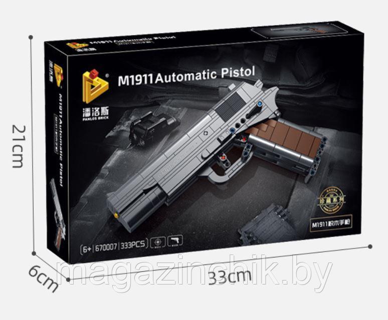 Конструктор M1911 Браунинг самозарядный пистолет, 670007 - фото 1 - id-p178439290