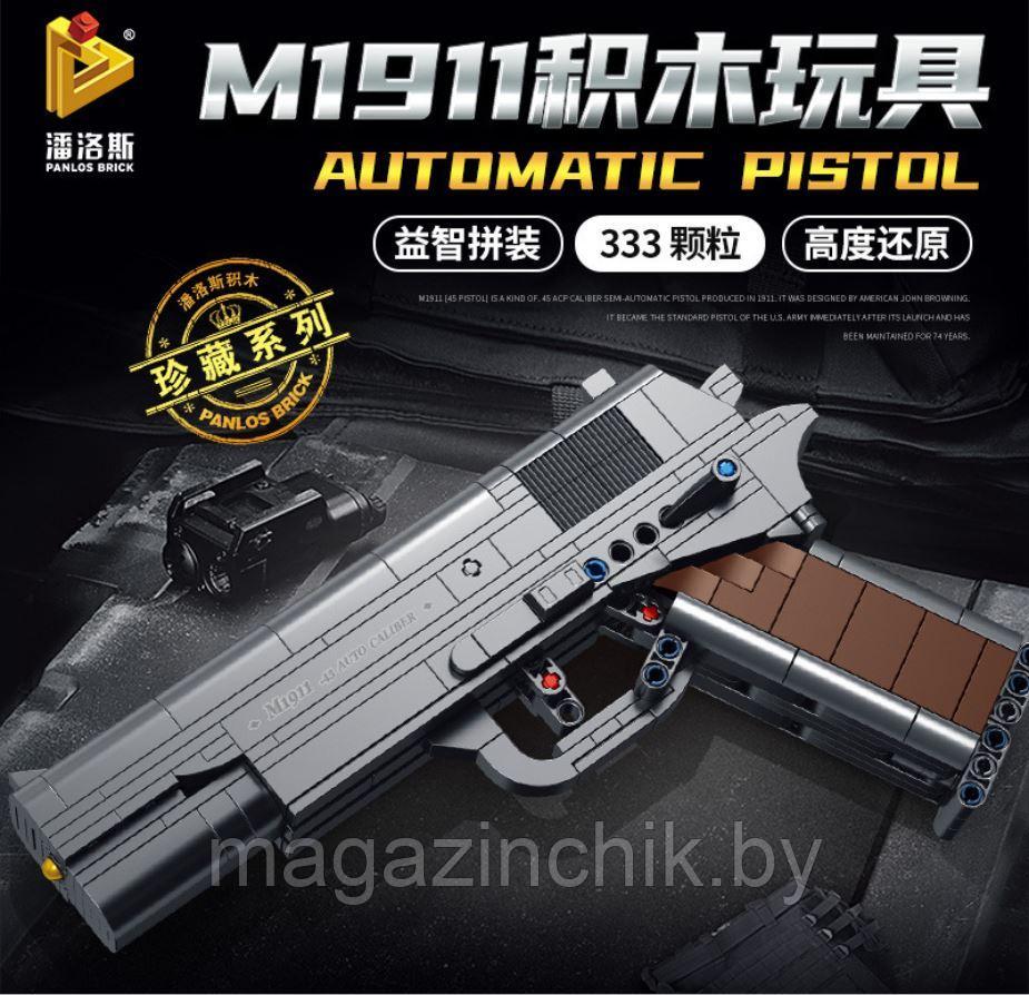 Конструктор M1911 Браунинг самозарядный пистолет, 670007 - фото 3 - id-p178439290