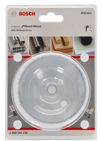 Биметаллическая коронка BOSCH BiM PROGRESSOR 92 mm, NEW