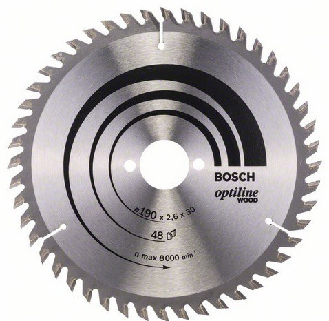 Пильный диск BOSCH 190Х30 48 OPTILINE