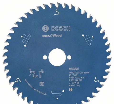 Пильный диск BOSCH Expert for Wood 190x30x2.6/1.6x48T