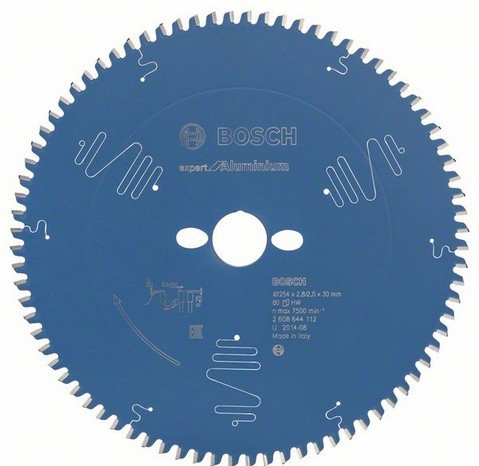 Пильный диск BOSCH Expert for Aluminium 254x30x2.8/2x80T