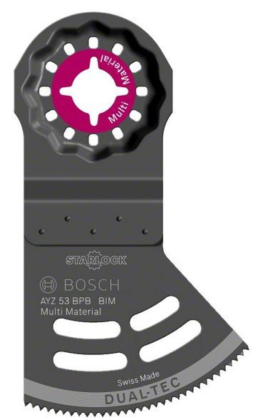 Полотно для реноваторова BOSCH Starlock BIM пильное Dual-Tec 53x40 мм AYZ 53 BPB (кратно 25)