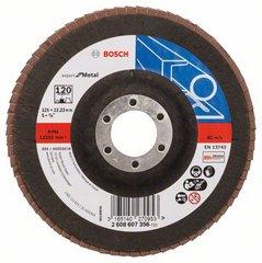 Шлифкруг лепестковый BOSCH K120 Prof for Metal