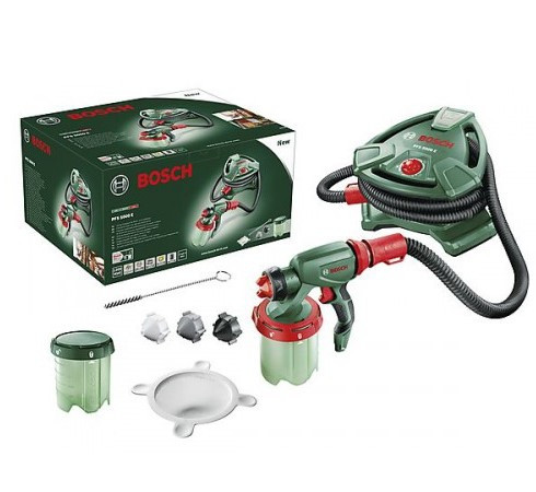 Краскораспылитель BOSCH PFS 5000 E + мешалка + 2 доп. контейнера