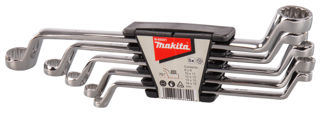 Ручной инструмент MAKITA Набор накидных ключей 5 шт. B-65551