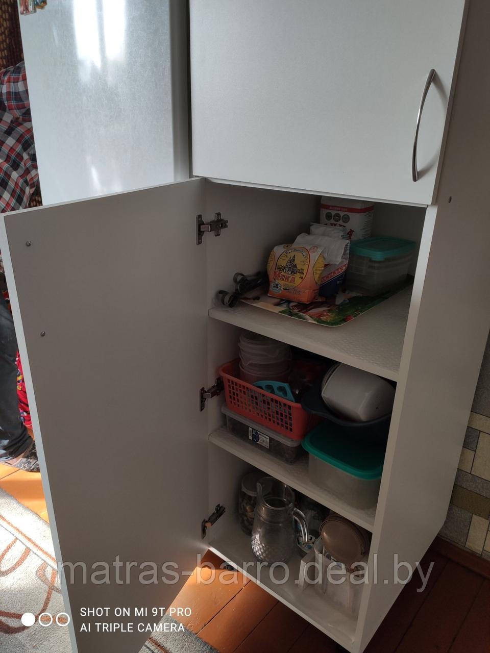 Кухонный шкаф-пенал цвет белый под заказ - фото 2 - id-p178446482