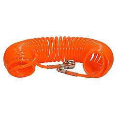 Шланг SKIPER PH02 полиурет. спиральный 10 м, ф 6/8 мм c быстросъемн. соед.