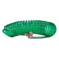 Шланг SKIPER PH01 полиурет. спиральный 5 м, ф 6/8 мм c быстросъемн. соед.