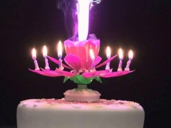 Свеча для торта музыкальная, с раскрывающимися лепестками из парафина - фото 5 - id-p177304201