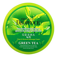 Массажный крем для лица с зеленым чаем PREMIUM CLEAN & MOISTURE GREEN TEA MASSAGE CREAM, 300Г