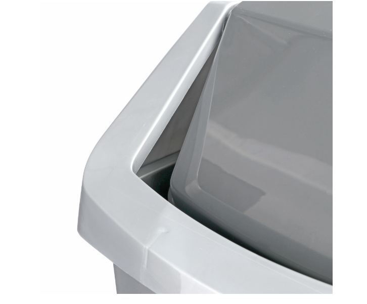 Контейнер для мусора с крышкой Curver Click-it 25L, серый - фото 3 - id-p173778665
