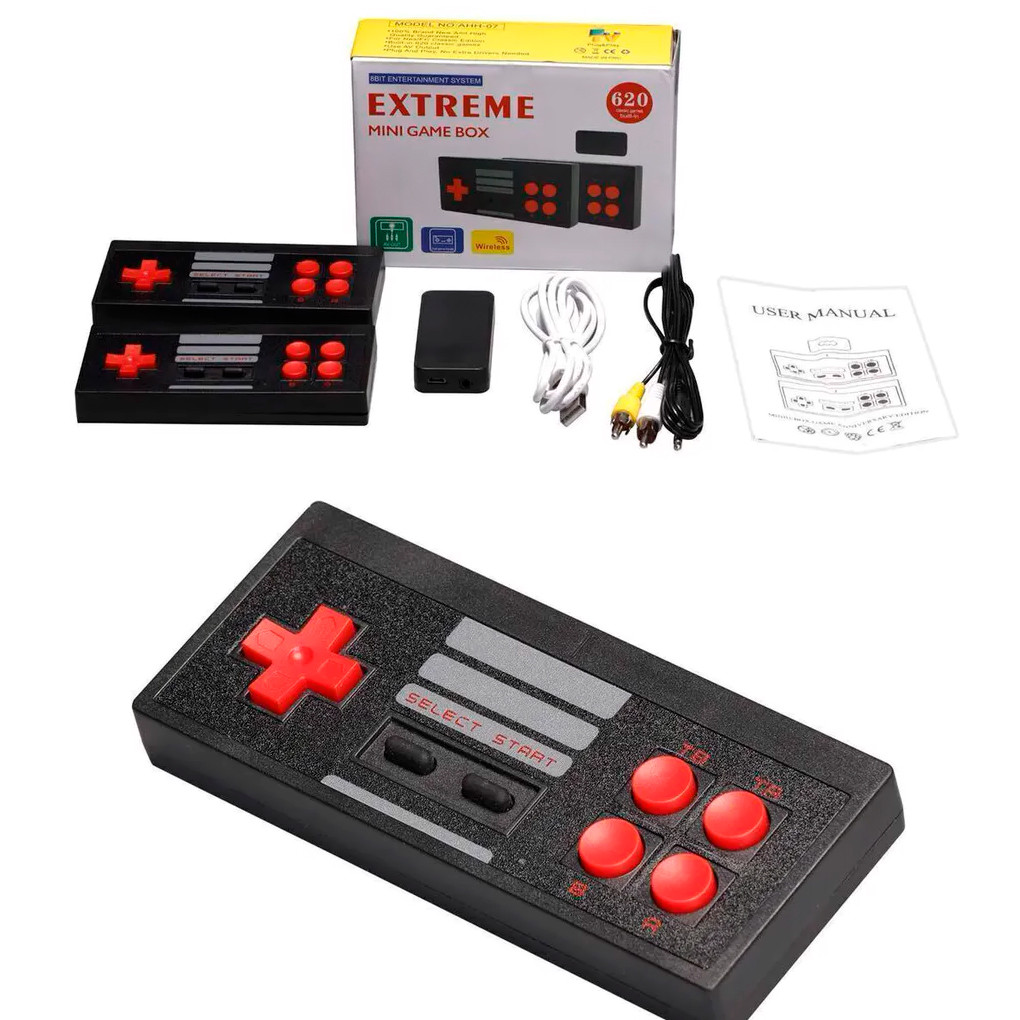 Беспроводная игровая приставка EXTREME mini game box 620 в 1 (8 bit)