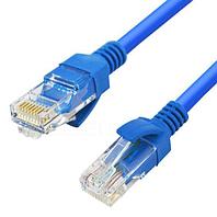 Сетевой кабель - витая пара - патчкорд RJ45 (LAN) CAT-5E, 40 метров, синий 556109