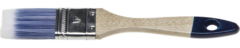 Кисть плоская STAYER "AQUA-STANDARD", искусственная щетина, деревянная ручка, 25мм - фото 1 - id-p178271747