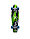Пенни борд (скейтборд) ATEMI APB22D05 green/black, фото 2