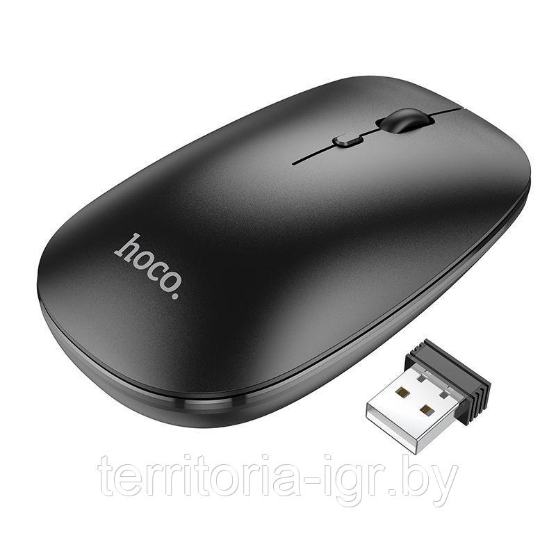Беспроводная мышь GM15 2.4G + Bluetooth черный Hoco - фото 2 - id-p178502515