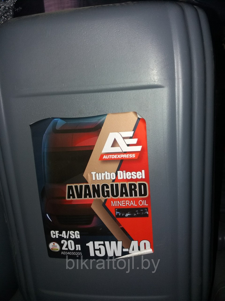 Масло моторное AUTOEXPRESS Avanguard Mineral Oil Turbo Diesel 15W40 API CF-4/SG (канистра 20 л / 17,4 кг))