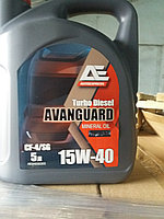 Масло моторное AUTOEXPRESS Avanguard Mineral Oil Turbo Diesel 15W40 API CF-4/SG (канистра 5 л / 4,36 кг))