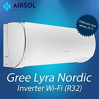Кондиционер Gree Lyra Nordic GWH09ACC-K6DNA1F WHITE wi-fi Inverter Новинка 2021