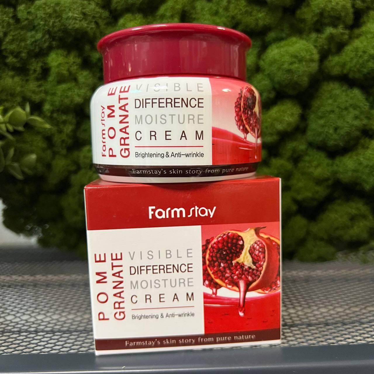 Увлажняющий крем для лица с экстрактом граната FarmStay Visible Difference Pomegranate Moisture Cream - фото 1 - id-p178511069