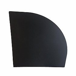 Лист под печь КПД черный LP11 2мм 1200х1200мм арка