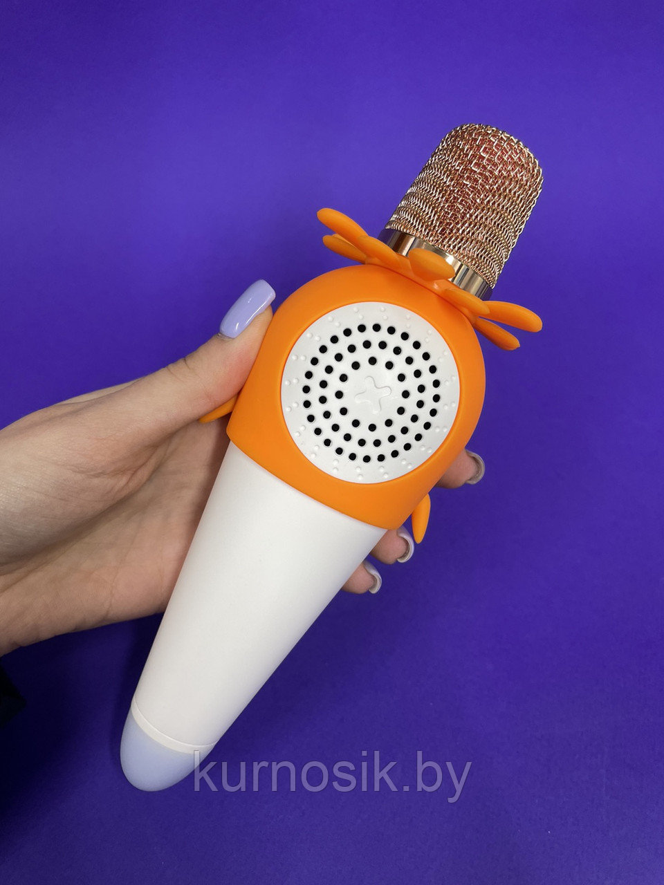 Микрофон детский беспроводной K5 розовый - фото 7 - id-p178511356