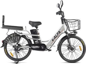 Электровелосипед Eltreco Green City E-Alfa Lux 2021 (серебристый) - фото 1 - id-p178511392