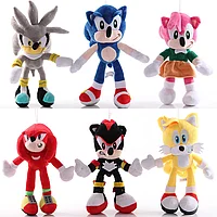 Мягкие игрушки  Ежик  Sonic ''Соник'', персонажи в ассортименте