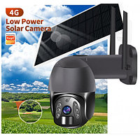 Видеокамера 4G OPL-BST-JQG-2 уличная 3Мп поворотная камер автономная на солнечной батарее с SD до 64 ГБ, фото 1