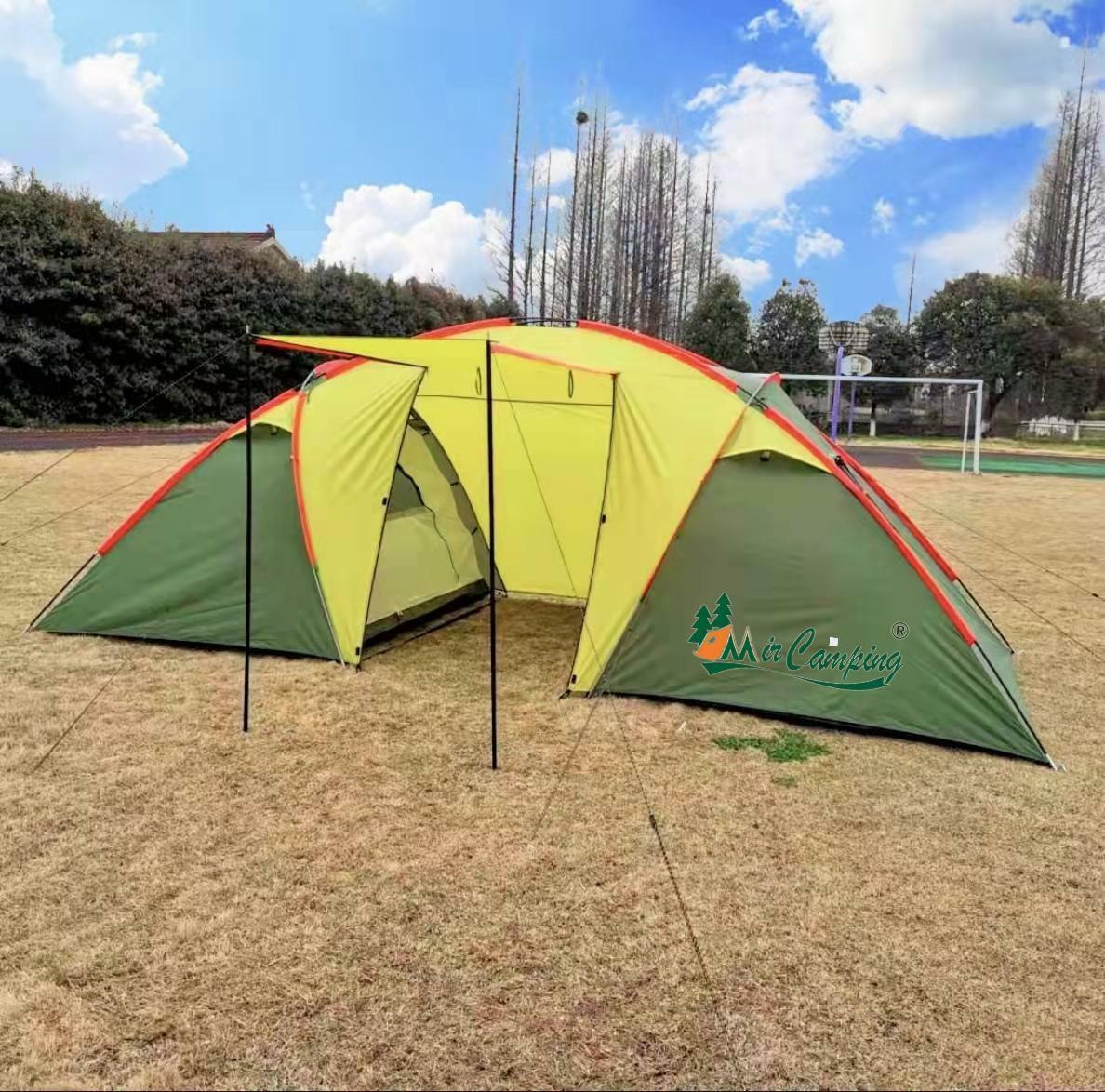 Палатка туристическая 6-и местная MirCamping с 2 комнатами и залом, арт. 1002-6 - фото 2 - id-p178526946