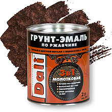 Dali Грунт-эмаль по ржавчине молотковая 3в1, 0.75 л