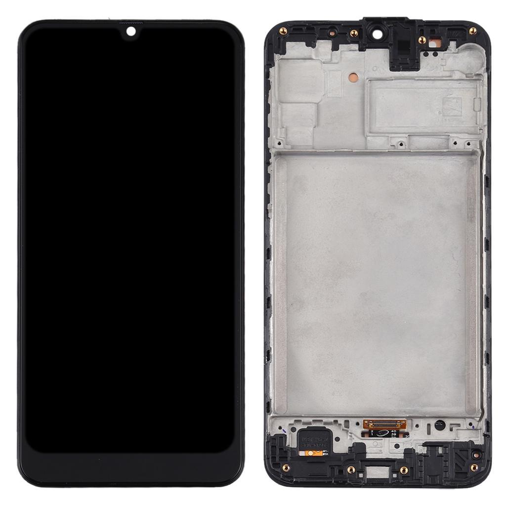 Дисплей (экран) для Samsung Galaxy M31 (M315) в раме c тачскрином, черный