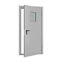 Технические одностворчатые двери Правое, Остеклённая, 980 x 2050 мм