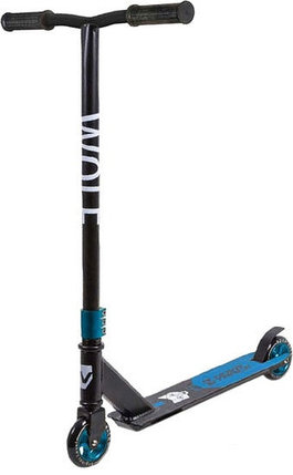 Самокат Novatrack Wolf El 100A.WOLF.BBL20 (синий/черный), фото 2