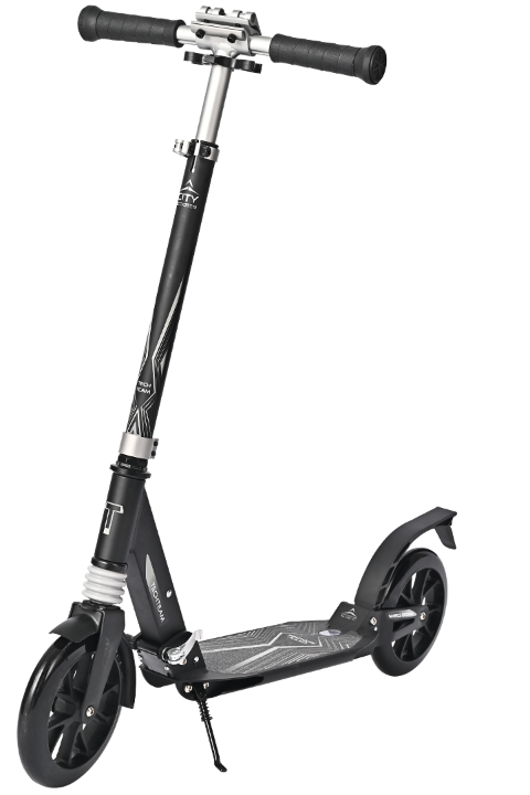 Двухколесный самокат Tech Team City scooter серый