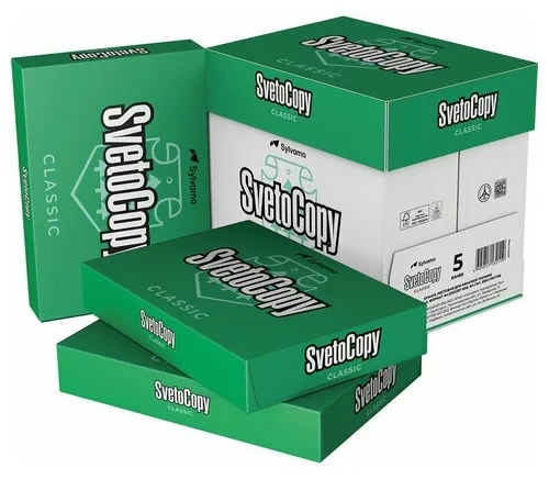 Бумага офисная белая А4 SvetoCopy Classic 80 г/м2 500 л ОПТ светокопия (Работаем БЕЗ НДС!)