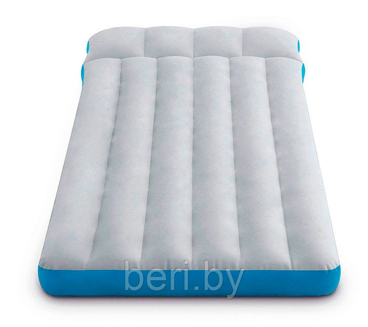 INTEX 67998 Матрас надувной "Classic Downy Bed" (189х72х20 см), одноместный, интекс - фото 1 - id-p100358710